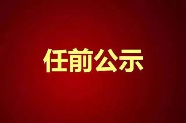 任前公示